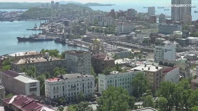 Владивосток вид на город 30 мая 2023. смотреть онлайн