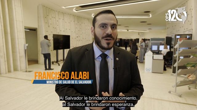 Francisco Alabi — Ministro de Salud de El Salvador felicita a la OPS por su 120 aniversario. смотреть онлайн