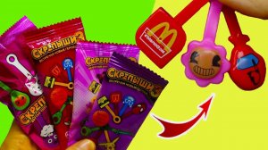 ЮБИЛЕЙНЫЙ Макдоналдс ТОЛЬКО РОЗОВЫЕ ПАКЕТЫ  Поддельные СКРЕПЫШИ 3