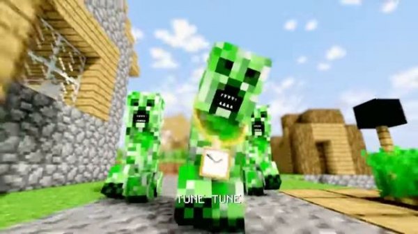 MINECRAFT CREEPER RAP | Dan Bull | ENDING Ausic videos#minecraft #music #video #criper