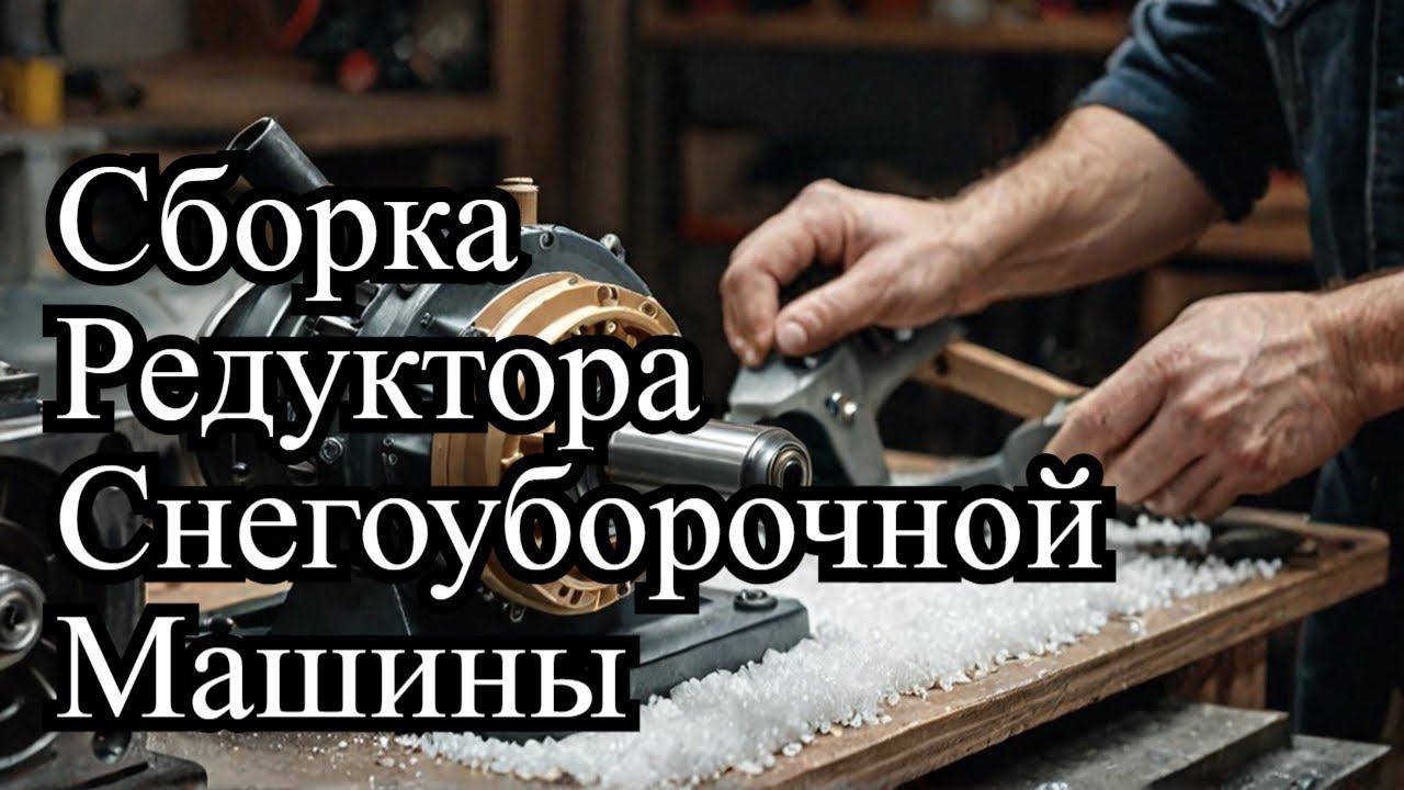 Как собрать редуктор Снегоуборочной машины В домашних условиях своими руками, некоторые Хитрости#топ смотреть онлайн