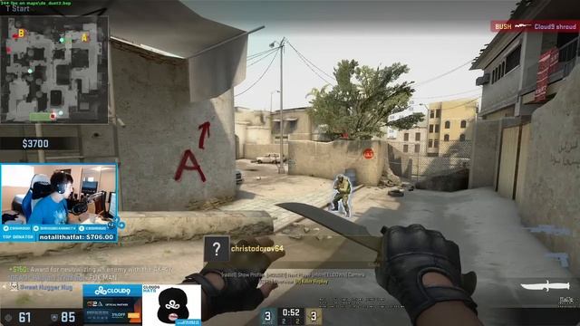 Shroud plays Casual 10 Vs 10 смотреть онлайн