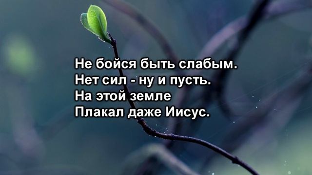 Не бойся быть слабым (Юлия Надвирнянская). смотреть онлайн