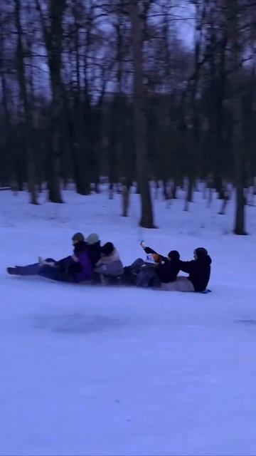 1 января #усадьба #быково #санки #катаемся #горка #зима смотреть онлайн