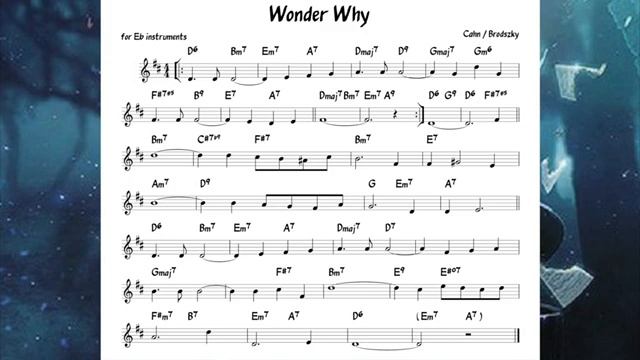 Wonder Why Brodszky Backing track score for Eb alto instruments_270p_360p смотреть онлайн