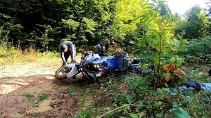 Мотопутешествие в Индию. Бездорожье Грузии на Honda Africa Twin часть 9