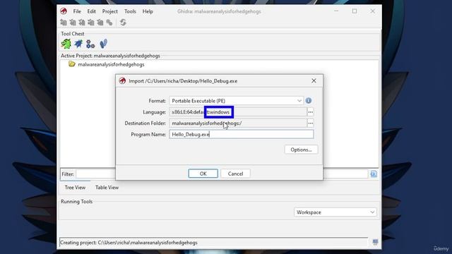 9. Ghidra basics 4. Lab Ghidra 1 New project, file import and autoanalysis смотреть онлайн