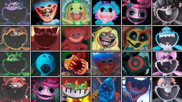 Поппи Плейтайм 1-4 - Все СКРИМЕРЫ