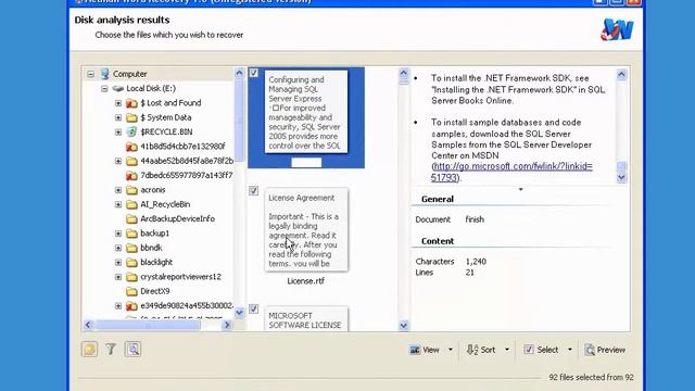Hetman Word Recovery demonstration смотреть онлайн