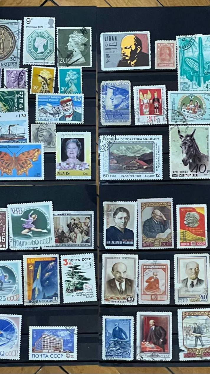 Редкая коллекция марок 723 шт. от 1910 года смотреть онлайн