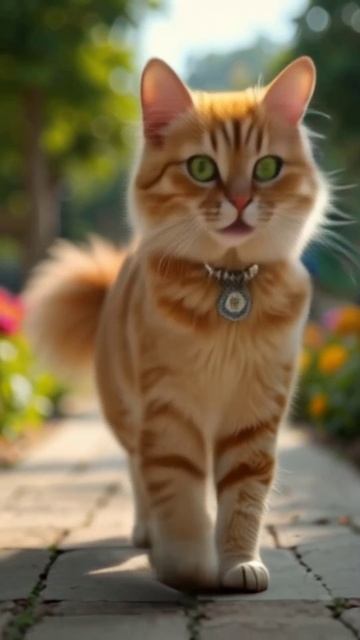 Кошка. Видео в нейросети смотреть онлайн