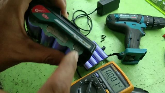 how to repair cordless electric drill repair || battery issue..basic смотреть онлайн