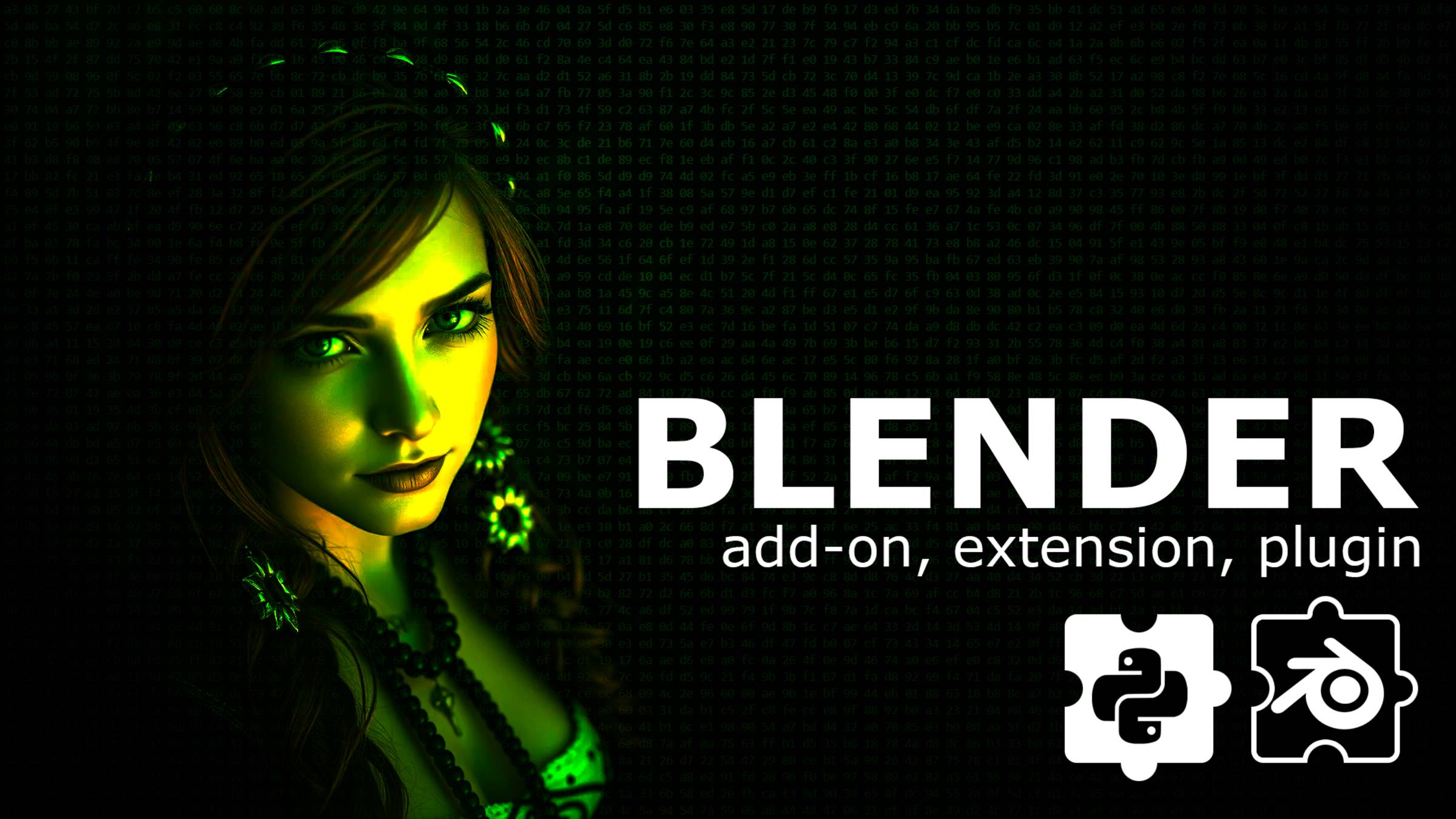 Генератор объектов, Blender Extension (add-on (plugin))