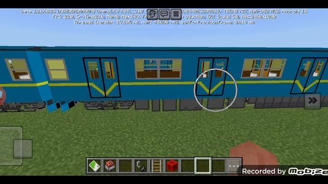 Обзор На Моды Метро Текстуры На Вагонетку В Майнкрафт PE | Метро Minecraft PE!
