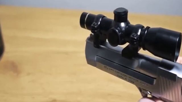 Miniature Desert Eagle With Scope In 1-2 Scale