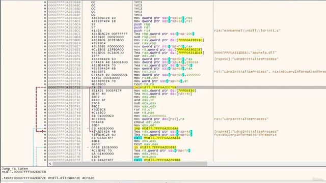 10. Debugging basics with x64dbg 3. Lab x64dbg 1 CPU view windows смотреть онлайн
