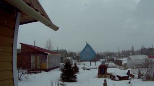 18 04 2017г  на даче метель.
