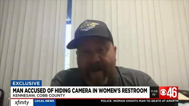 "It's disgusting:" Cobb County man accused of hiding camera in women's restroom at job смотреть онлайн