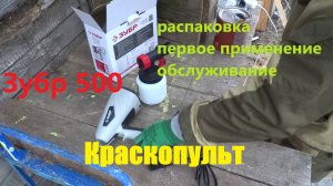Краскопульт Зубр 500 #обзор