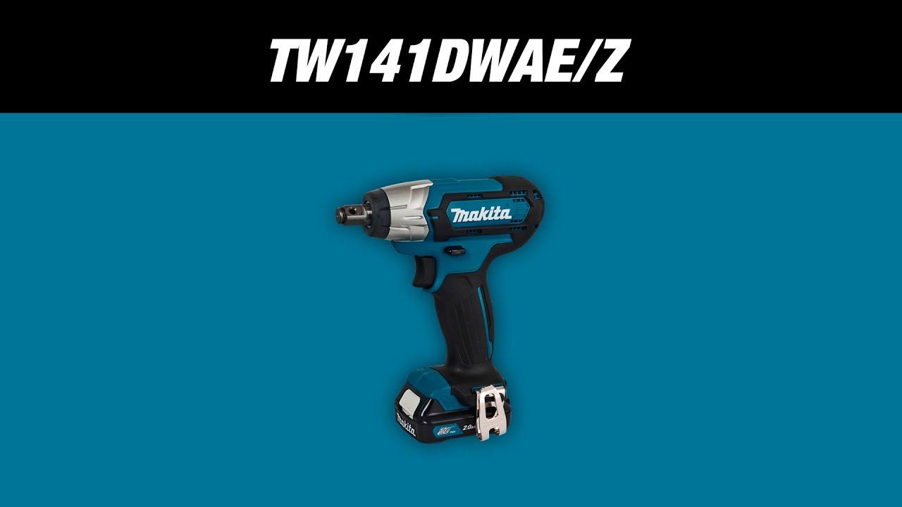Makita TW141DWAE TW141DZ Аккумуляторный ударный гайковерт от Макита| Обзор, комплектация смотреть онлайн