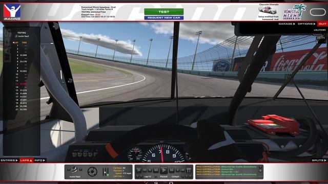 iRacing Fixed NASCAR Series Tutorial: Maconi Setup Shop C Fixed Truck Series, Homestead Miami 23S4. смотреть онлайн