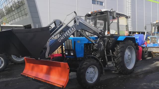 Мтз 82.1 с погрузчиком универсал стандарт смотреть онлайн