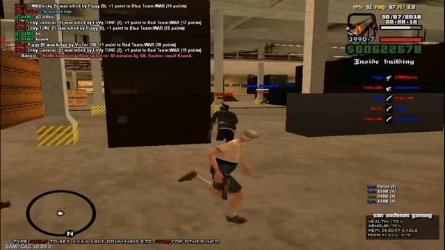 Gta san andreas multyplayer Sanfiero faction wars Fun смотреть онлайн