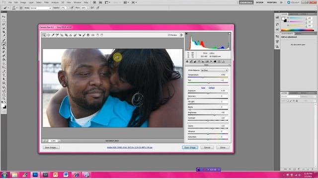 Loading a RAW photo into CS5 смотреть онлайн