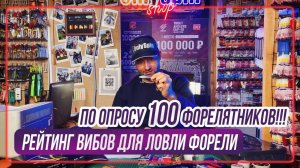 Рейтинг ВИБОВ для ловли ФОРЕЛИ. #OnlySpin