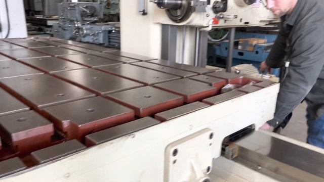 4” GIDDINGS & LEWIS table type horizontal boring mill, 1964 смотреть онлайн
