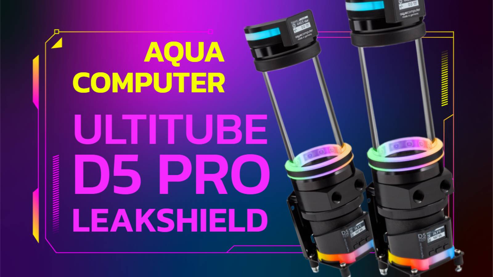 🚀 🎮 7 ЧАСТЬ. ОБЗОР И УСТАНОВКА ULTITUBE D5 PRO LEAKSHIELD от Aqua Computer