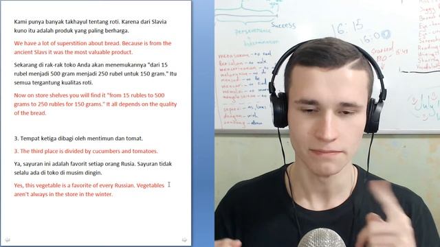 3 Produk Utama Di Rusia | Apa Yang Dimakan Orang Rusia? | Pria Rusia Berbicara Bahasa Indonesia #10