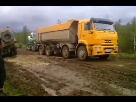 Порвали КАМАЗ 65201 #КАМАЗ