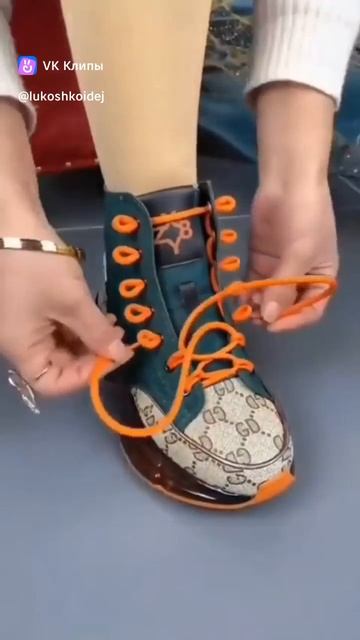 завязываем шнурки правильно