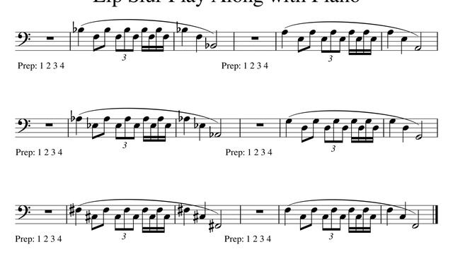 15 Mins Warm Up Lip Slur 010a Tempo 72 смотреть онлайн
