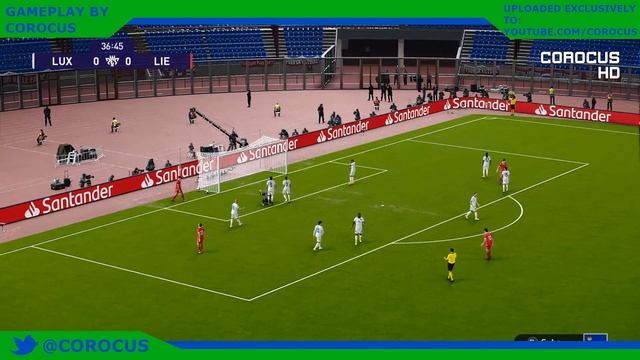 Luxembourg vs Liechtenstein | International Friendly | PES 2021 смотреть онлайн