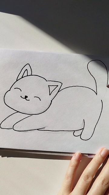 Рисую котика смотреть онлайн