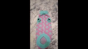 Схема одежки для собачки.