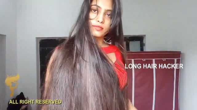 Model NIKKI Beautiful Sensual Long Hair Play Ever | Long Hair Play 2021