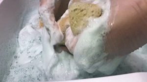 Hexol Pine Mix x Lavender Mix with some 🆘 🌲💜✨ Asmr paste & Sponges 🧽 💦