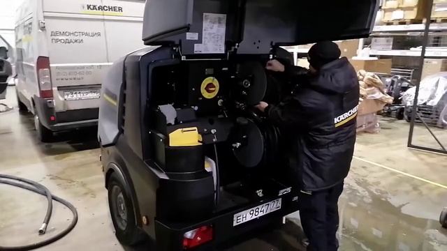 Kärcher HDS 9/50 – сверхвысокое давление в московском метро! смотреть онлайн