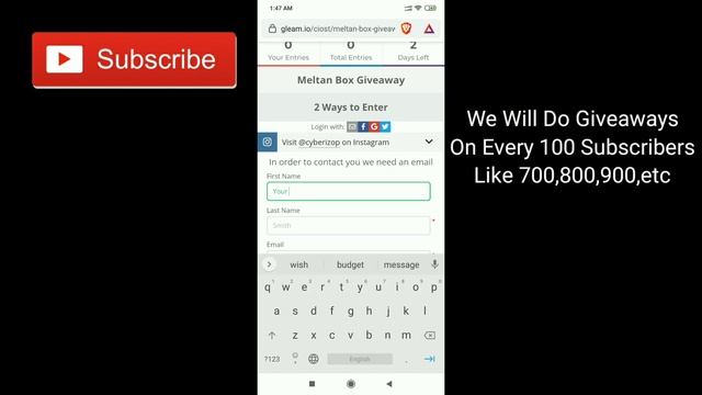 HOW TO PARTICIPATE IN MELTAN BOX GIVEAWAY | CYBER'S GIVEAWAY | смотреть онлайн