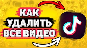 Как Удалить Все Видео в Тик Токе за Один Раз. как удалить клипы в тик токе