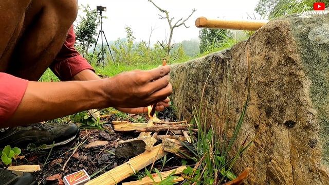 Primitive Cooking- Camping & Cooking In The Wild || Uttrakhand Forest || Mountain Yaari... смотреть онлайн