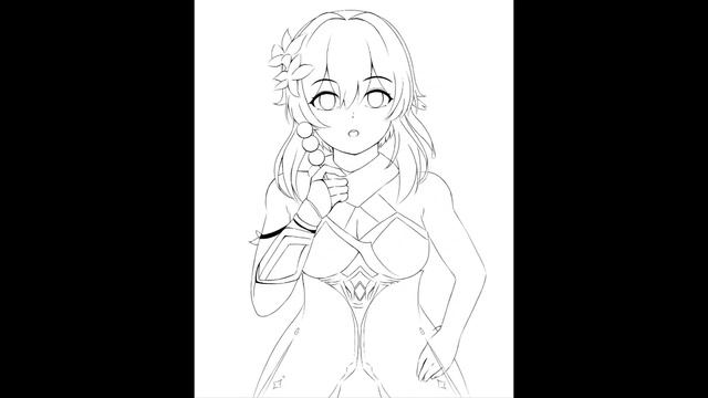 Speedpaint Lumine Genshin Impact| Ibis Paint X| смотреть онлайн