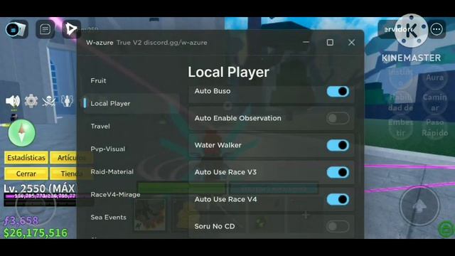SCRIPT W-AZURE + TRIGON EVO