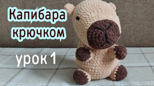 Капибара крючком. Урок 1.