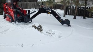 Самодельное экскаваторное навесное оборудование на мотоблок