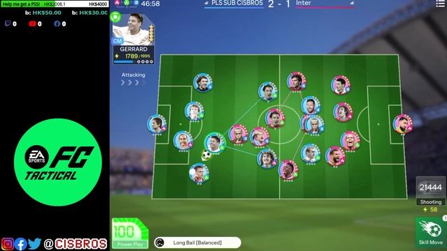 EA SPORTS FC Tactical Gameplay LUIS FIGO PLAYING FOR INTER MILAN TALLGEESE S11 MASTER RANKED MATCH смотреть онлайн