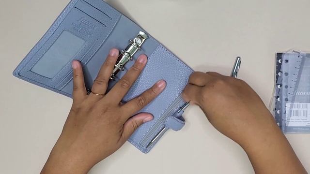 Filofax Pocket Ring Planner| Finsbury Organizer in Slate Grey смотреть онлайн